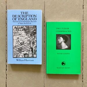 2 Two Tudor Conspiracies Description of England Queen Elizabeth Dudley London